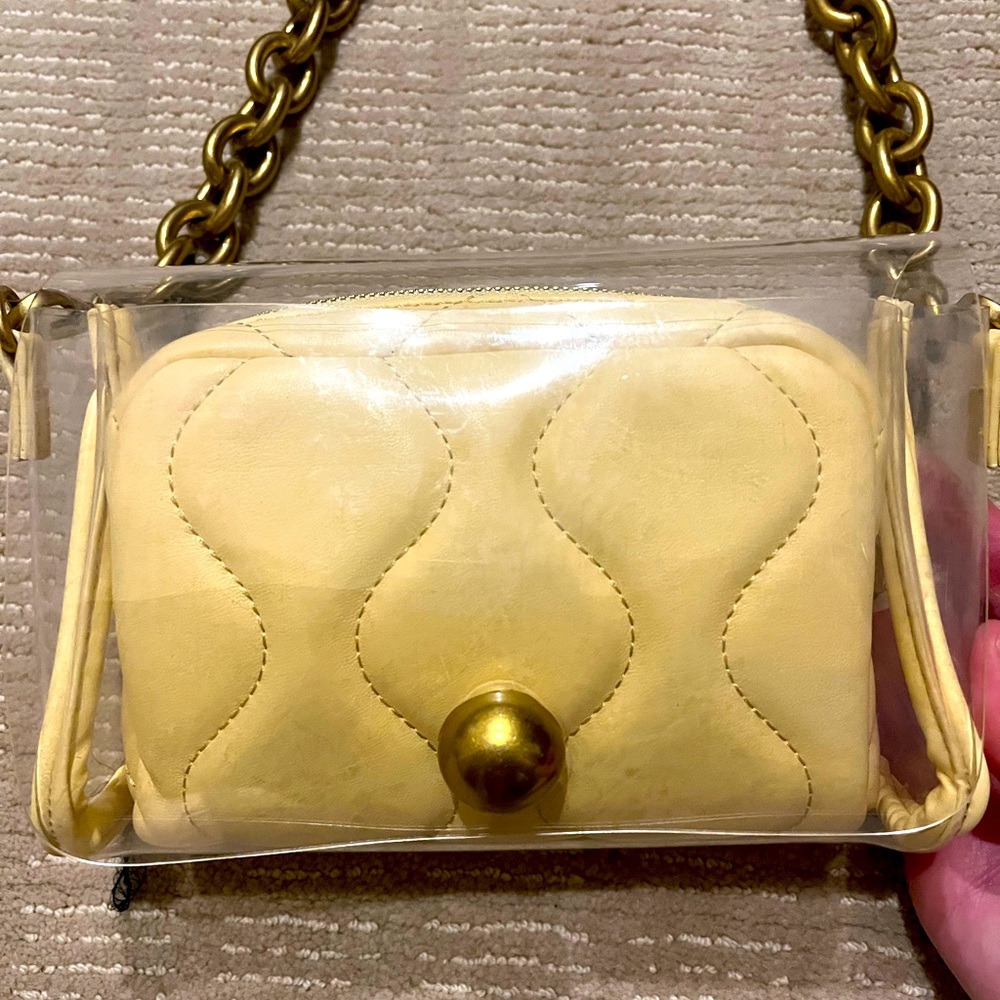 Cute Yellow 2-1 purse